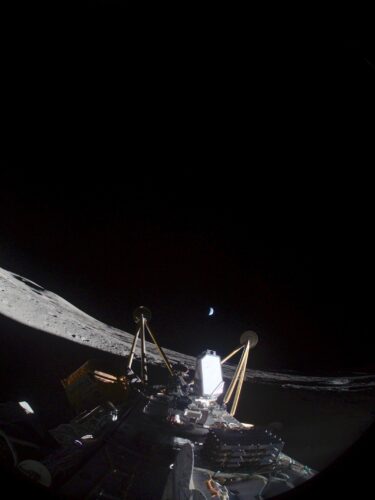 Lunar lander declared dead: Landed sideways in a crater near the moon’s south pole